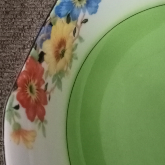 Celebrate serving Bowl 1950s Hand Painted and Made In Germany - Picture 3 of 7
